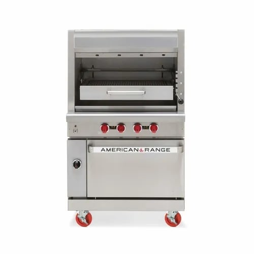 American Range AGBU-3 36" Single-Deck Infrared Broiler with Lower Standard Oven, LP Gas