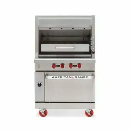 American Range AGBU-3-SB 36" Single-Deck Infrared Broiler with Lower Cabinet Base, LP Gas