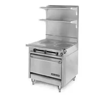 American Range HD34-17TG-1HT-M 34" Medallion Series Heavy-Duty Modular Thermostatic Griddle Range with 17" Hot Top, Natural Gas