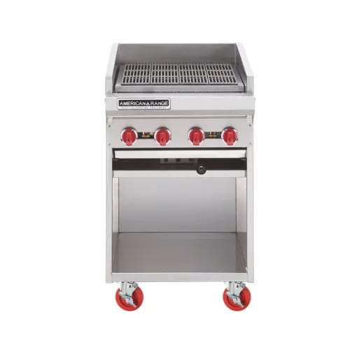 American Range ADJF-60 60" Adjustable Floor Charbroiler, LP Gas