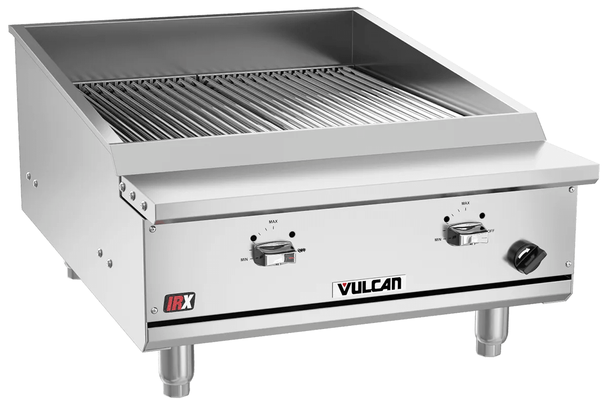 Vulcan VTEC25 25" Infrared Countertop Charbroiler, Natural Gas