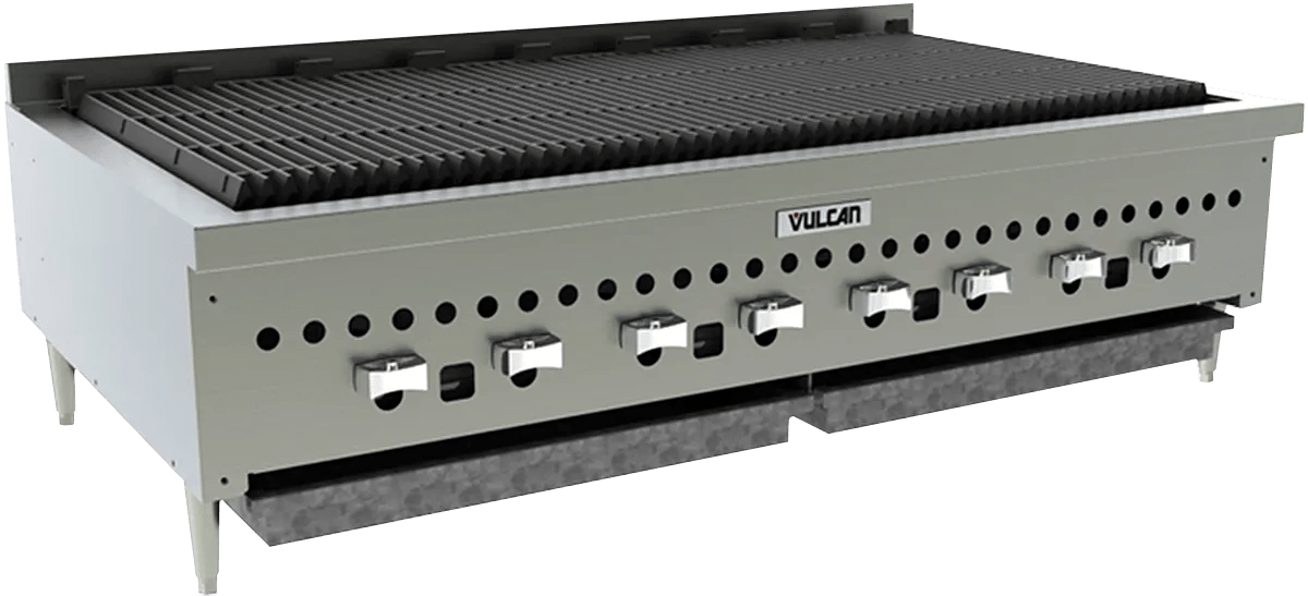 Vulcan VCCB47 47" Low Profile Countertop Charbroiler, Natural Gas