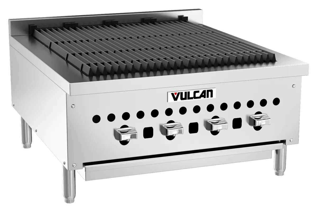 Vulcan VCCB25 25" Low Profile Countertop Charbroiler, Natural Gas