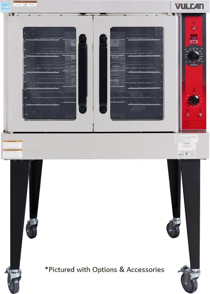 Vulcan VC6ED Single-Deck Oven with Solid State Controls, 208V, Three Phase