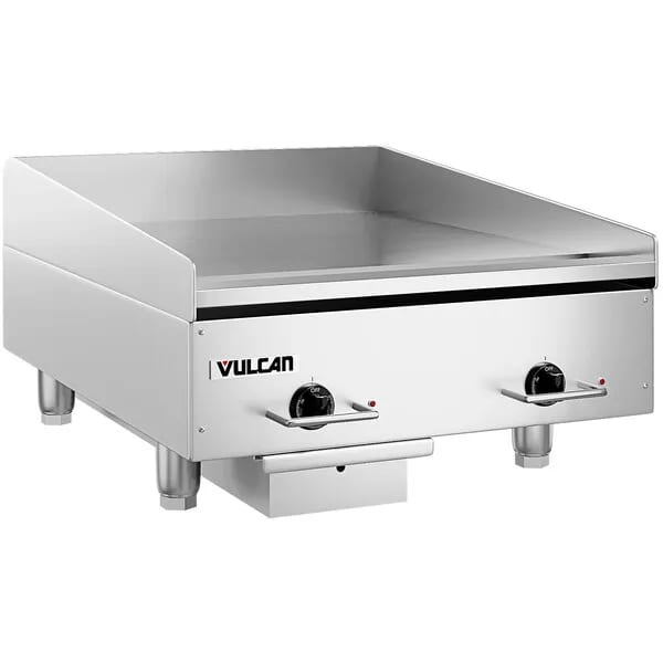 Vulcan RRE24E 24" Rapid Recovery™ Heavy-Duty Countertop Griddle, 240V, Three Phase