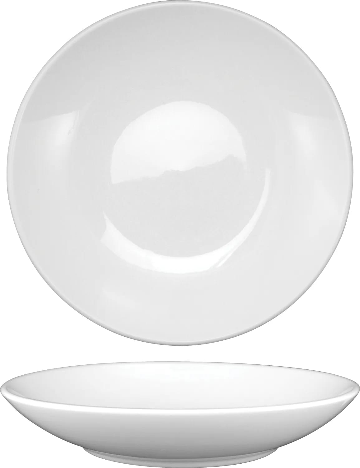 International Tableware TN-110 Torino Porcelain EW Pasta Bowl (40oz)