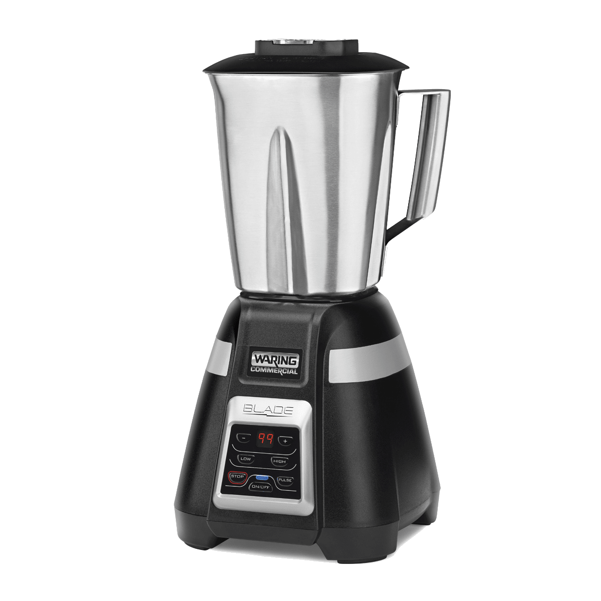 Waring® BB340S Stainless Steel Touchpad/Timer Bar Blender, 1 HP, 48 Oz.