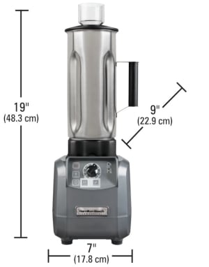 Hamilton Beach HBF600 EXPEDITOR™ Touchpad/Dial Food Blender , 3 HP, 64 Oz.