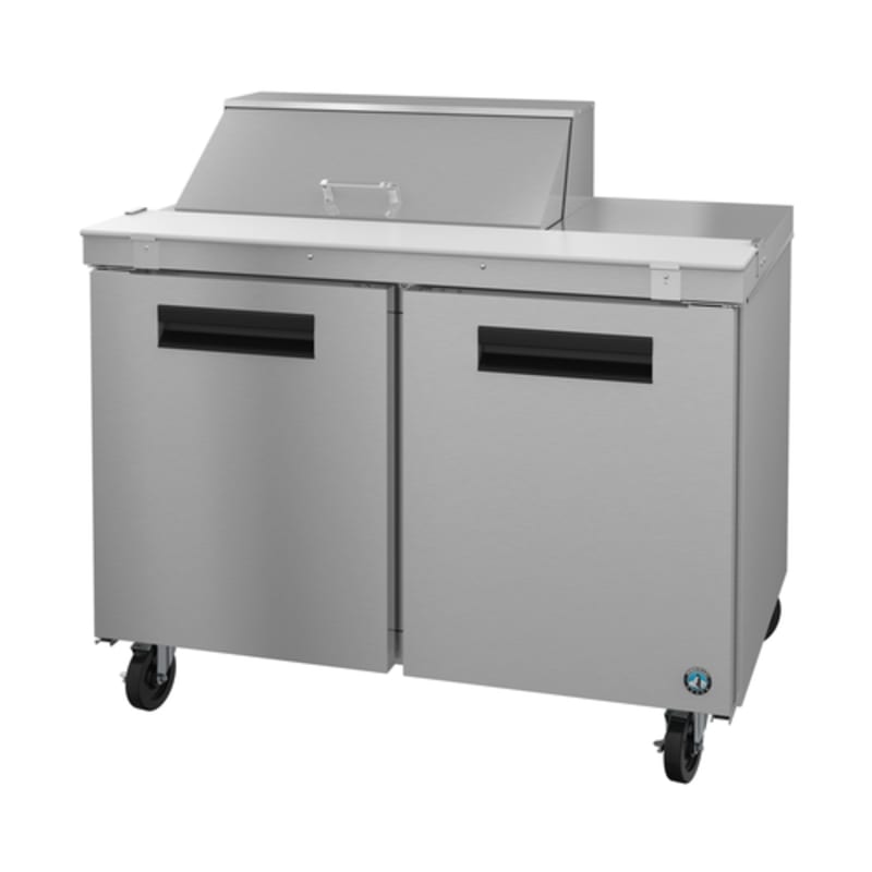 Hoshizaki  SR48B-8 Steelheart B Series 48" 2 Door Stainless Steel Refrigerated Sandwich Prep Table