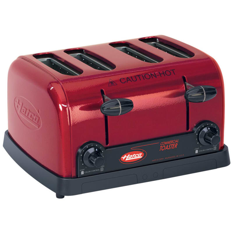 Hatco TPT-120 Radiant Red 4-Slice Commercial Pop-Up Toaster