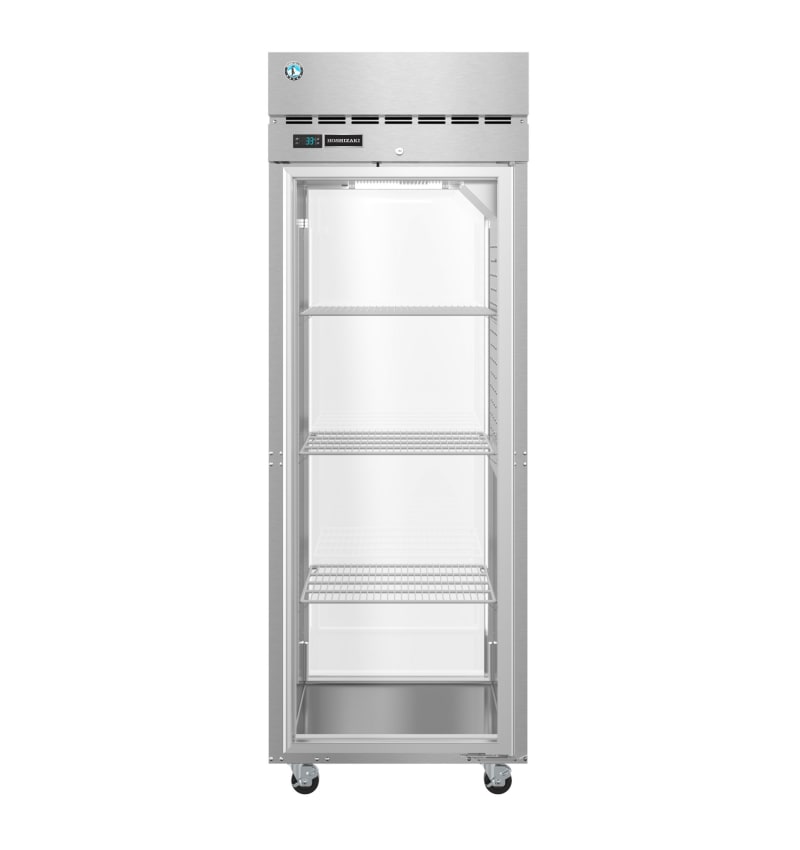 Hoshizaki PT1A-FG-FG 27.5" Pass-Thru Refrigerator with One Glass Front/One Glass Rear Door