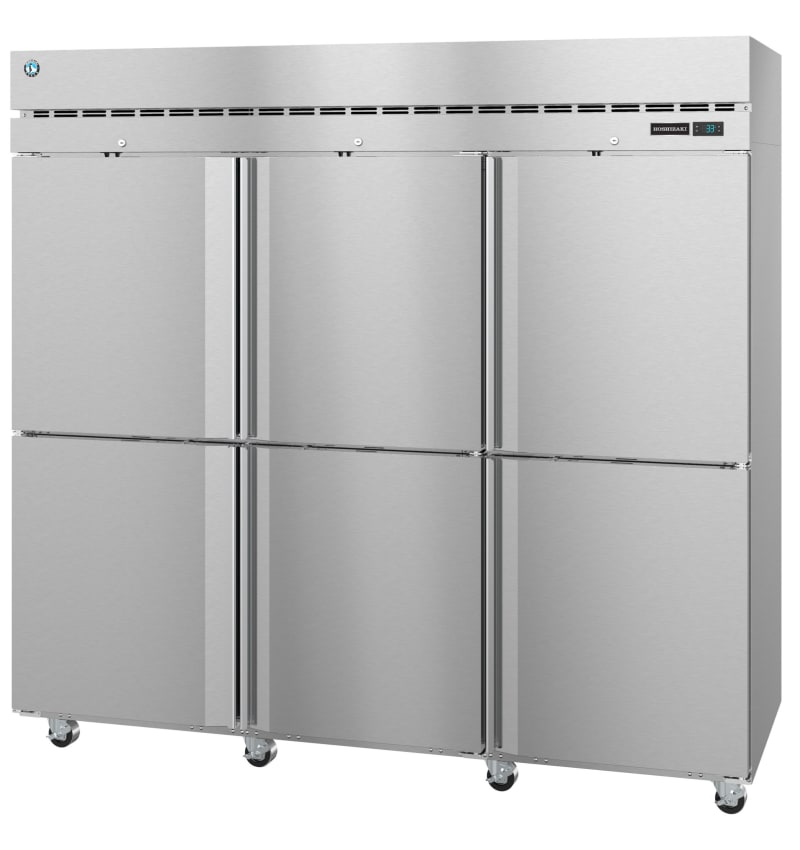 Hoshizaki R3A-HS 82.5" Reach-In Refrigerator with Six Solid Half Doors