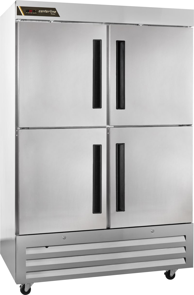 Traulsen CLBM-49F-HS-LL C-Series 53" Four Solid Half Door Reach-In Freezer, Left/Left Hinged
