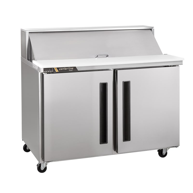 Traulsen CLPT-3610-SD-LR C-Series 36" 2-Door Refrigerated Sandwich Prep Table