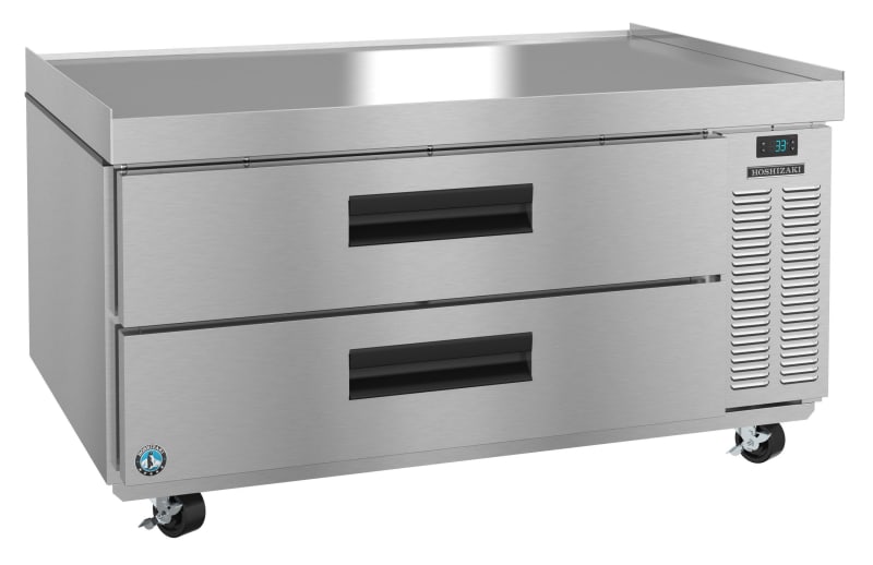 Hoshizaki CR49A Refrigerator, Single Section Chef Base Prep Table, Stainless Drawers