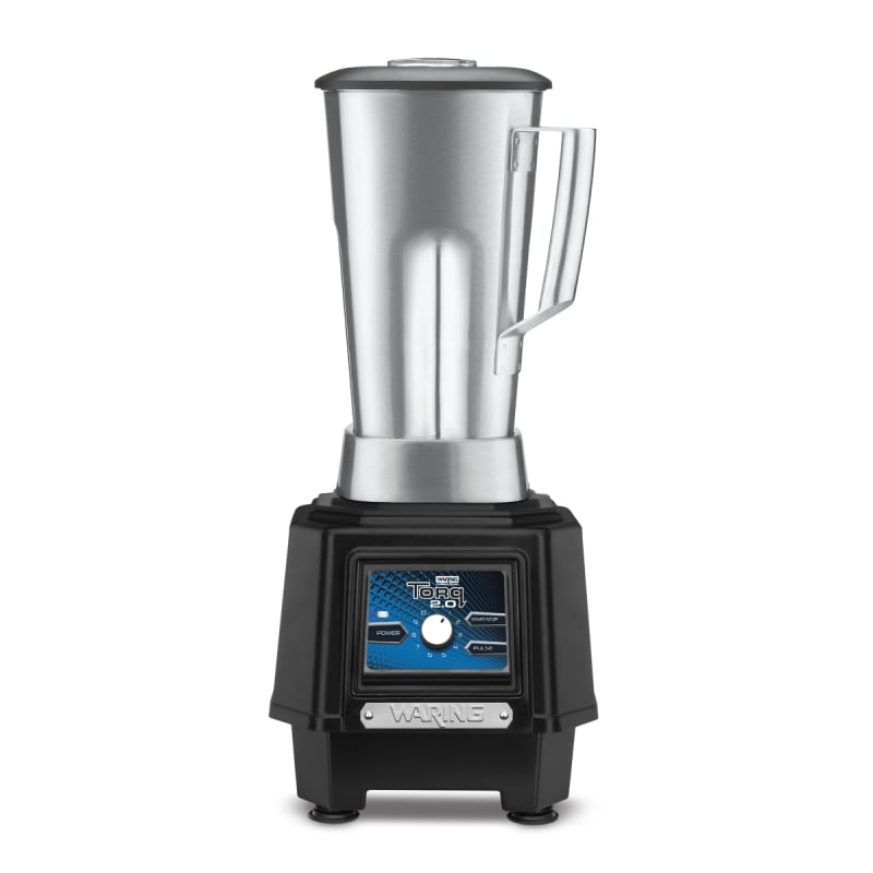 Waring® TBB175S6 Torq 2.0 Stainless Steel Touchpad/Dial Bar Blender, 2 HP, 64 Oz.