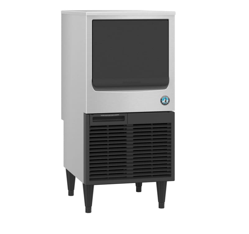 Hoshizaki KM-81BAK 18" Air-Cooled Undercounter Crescent Cube Ice Machine, 78 lbs./Day