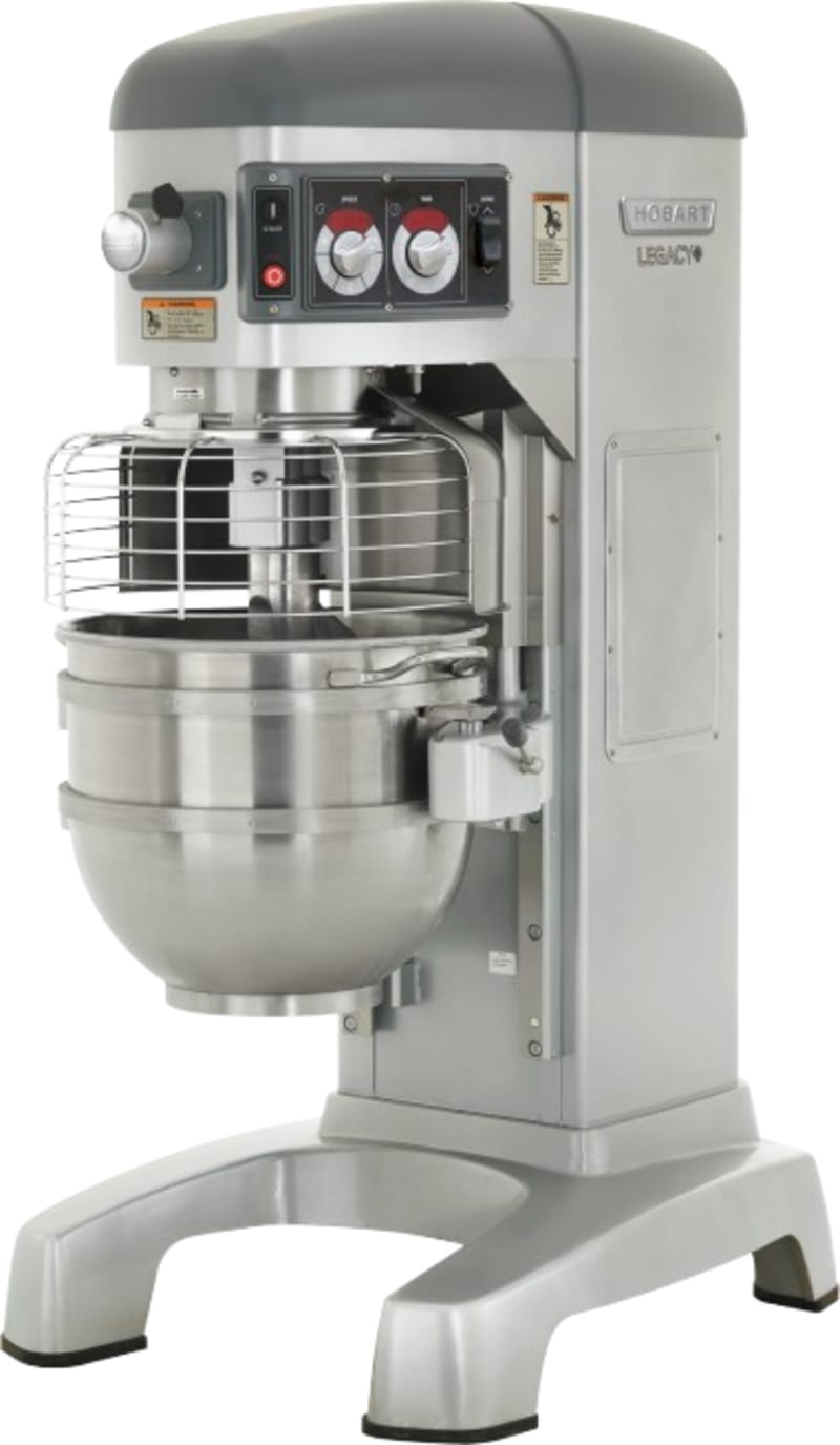 Hobart Legacy HL662-1STD 60 Qt. Planetary Pizza Mixer with Bowl and Dough Hook, 200-240V/3-Ph