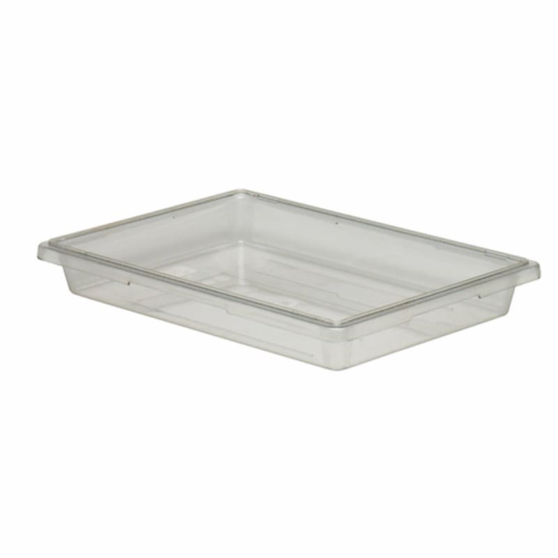 Cambro 18263CW135 Camwear 26" x 18" x 3 1/2" Clear Polycarbonate Food Storage Box