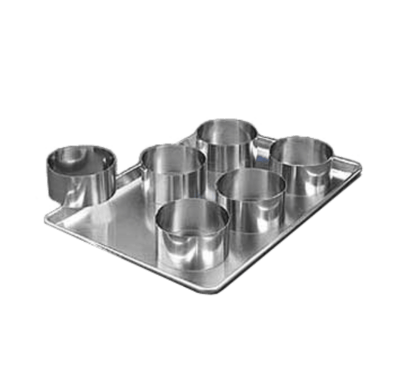 American Metalcraft SR6083 8" x 3" 20 Gauge Stainless Steel Cake Ring