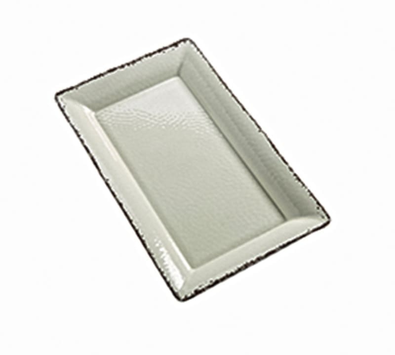 American Metalcraft AWMEL21 21" x 13" Antique White Melamine Platter
