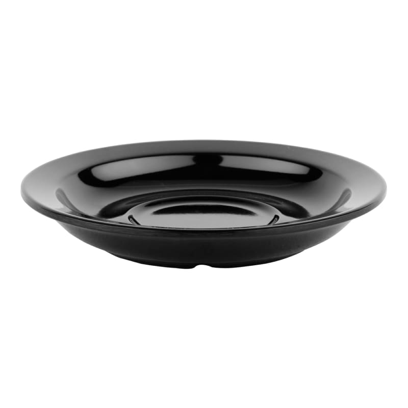 G.E.T. Enterprises SU-4-BK Black Elegance 4-1/2" Round Black Saucer