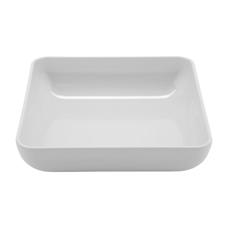 G.E.T. Enterprises CS-9236-W Midtown 73 oz. Square White Melamine Bowl