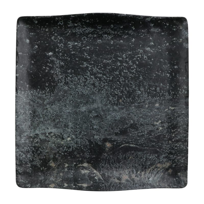 G.E.T. Enterprises RFS400 Cheforward Endure 11" Square Weathered Pewter Melamine Platter