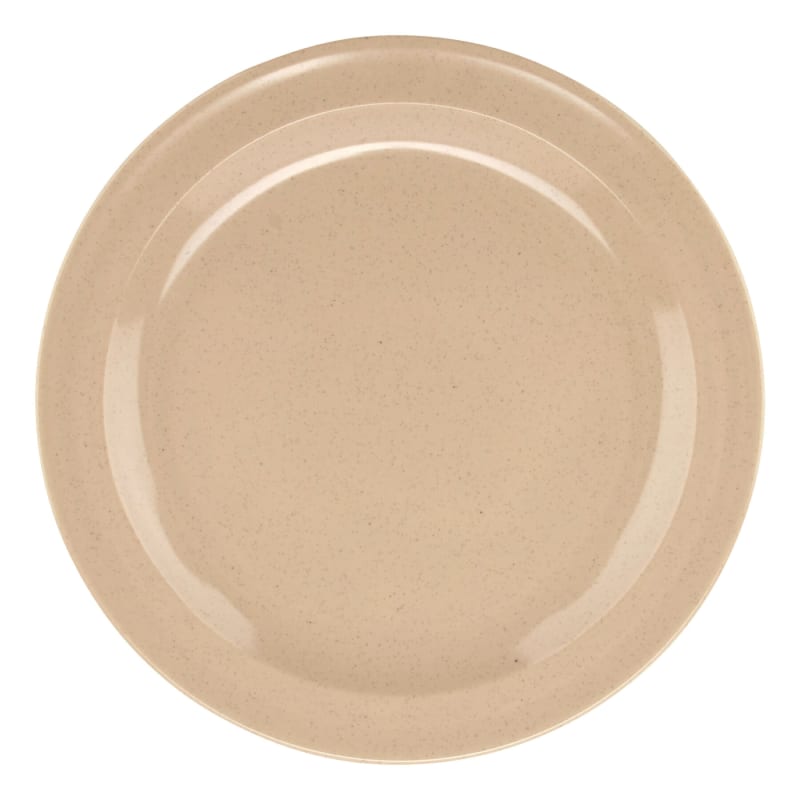 G.E.T. Enterprises DP-508-S Supermel 8" Round Sandstone Melamine Plate