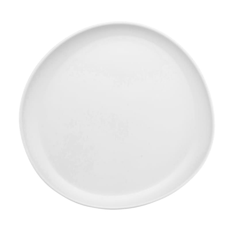 G.E.T. Enterprises CS-1050-W Riverstone 10-5/8" Round White Melamine Plate
