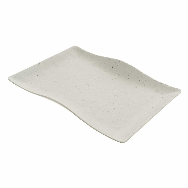 G.E.T. Enterprises RFS101 Cheforward Infuse 14.5" Rectangle Stone Natural Melamine Platter