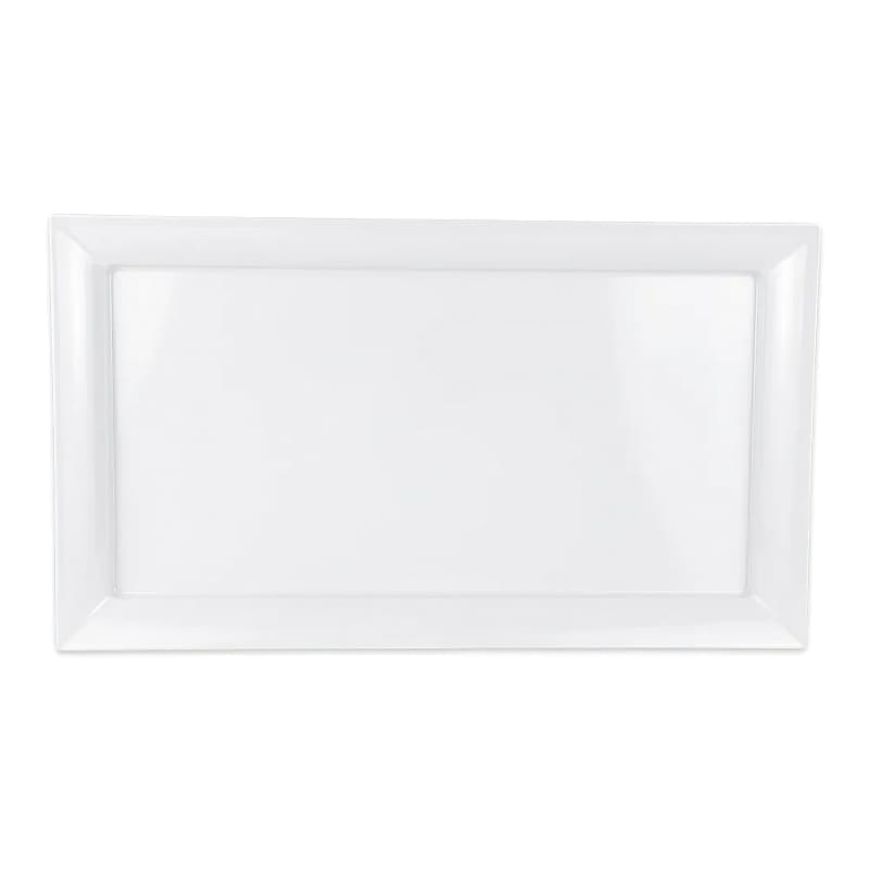G.E.T. Enterprises ML-242-W Siciliano 28" x 16" Rectangular White Melamine Tray