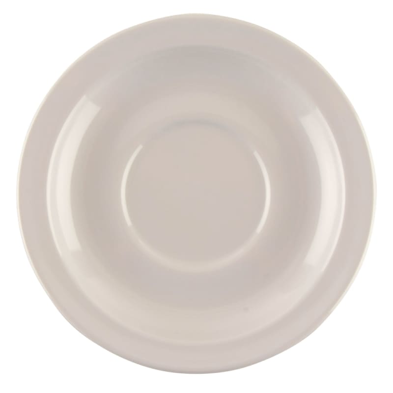 G.E.T. Enterprises DC-200-W Supermel 5-3/4" Round White Melamine Saucer