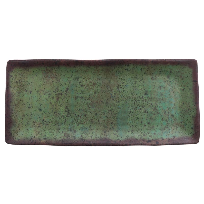 G.E.T. Enterprises 23123-SP Cheforward Savor 12" x 5" Rectangular Spruce Melamine Tray