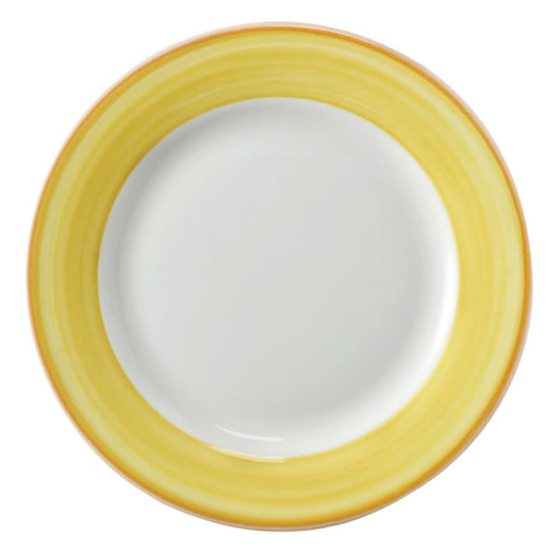 G.E.T. Enterprises PA1600902024 Corona Calypso 7-7/8" Round Yellow Porcelain Plate