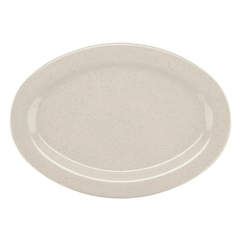 G.E.T. Enterprises OP-950-IR Santa Fe 9-1/2" Oval Ironstone Melamine Platter