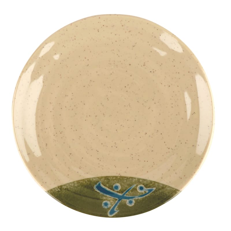 G.E.T. Enterprises 207-70-TD Traditional 7-3/16" Round Patterned Melamine Plate