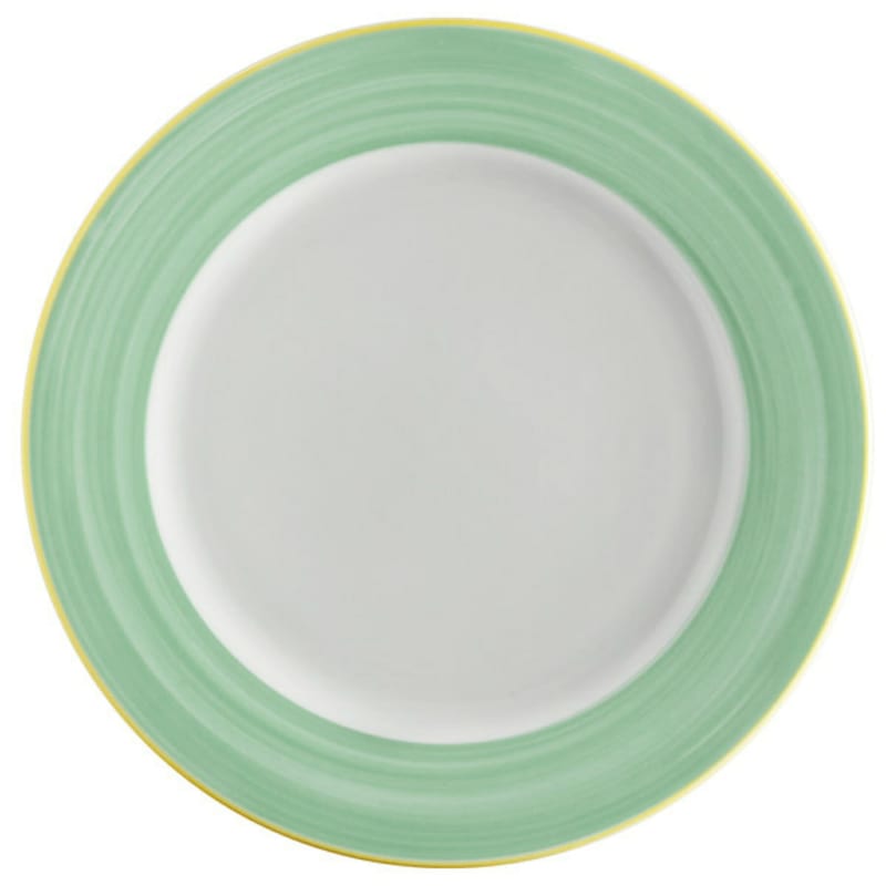 G.E.T. Enterprises PA1603902912 Corona Calypso 12-3/16" Round Green Porcelain Plate