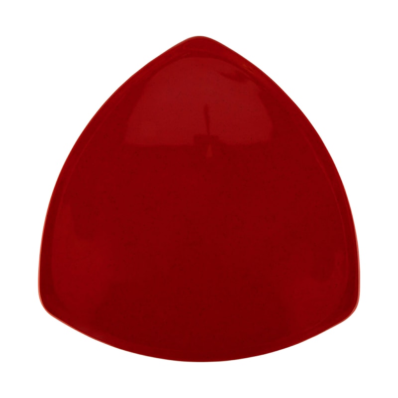 G.E.T. Enterprises TP-12-RSP Red Sensation 11-3/4" Triangle Red Melamine Plate