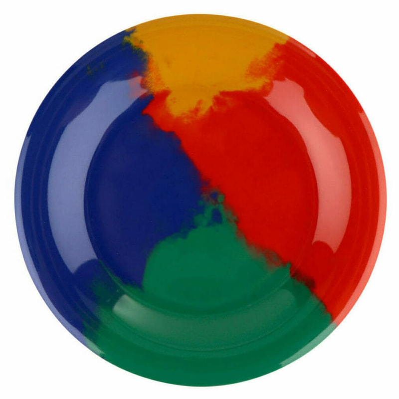 G.E.T. Enterprises WP-6-CE Diamond Celebration 6-1/2" Round Diamond Celebration Melamine Plate