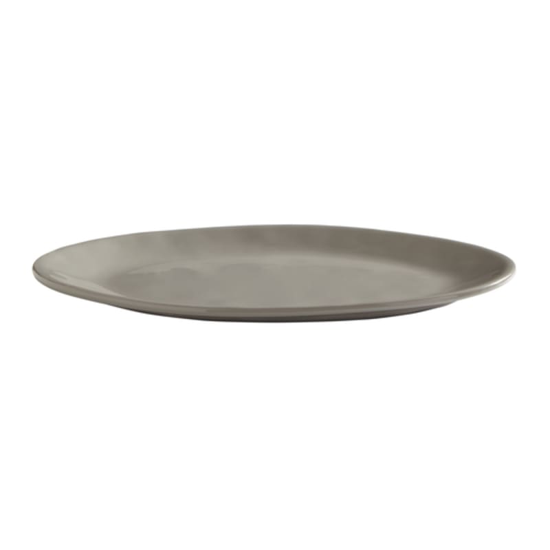 American Metalcraft CPL12SH 12" x 9" Oval Shadow Melamine Crave Serving Platter