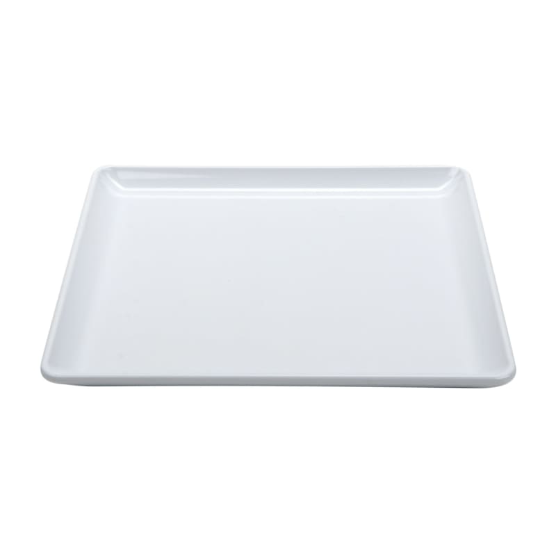 G.E.T. Enterprises CS-801-W Midtown 8" x 8" Square White Melamine Plate