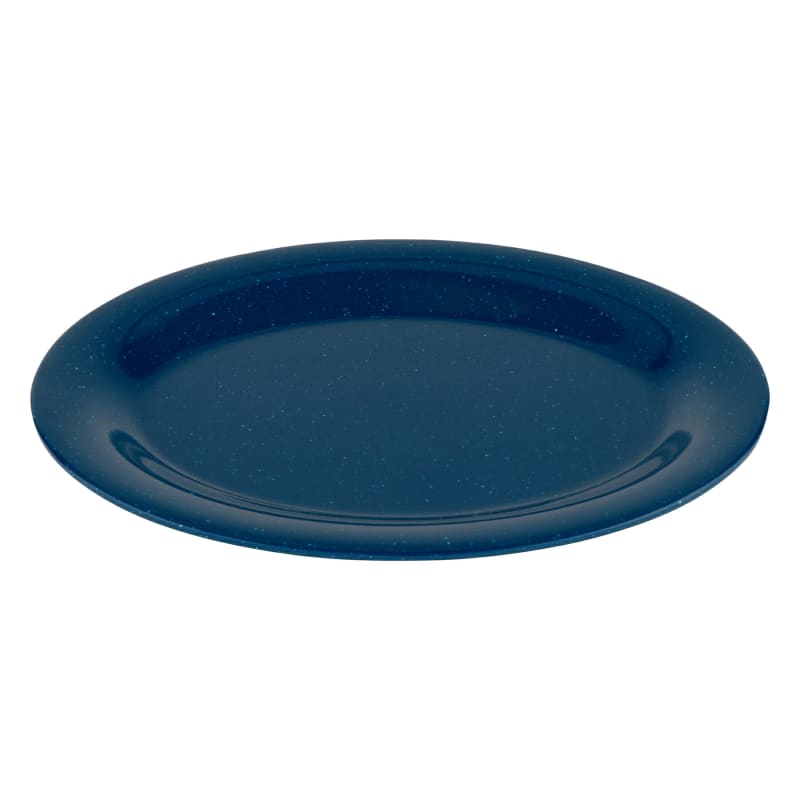 G.E.T. Enterprises OP-950-TB Texas Blue 9-1/2" Oval Texas Blue Melamine Platter