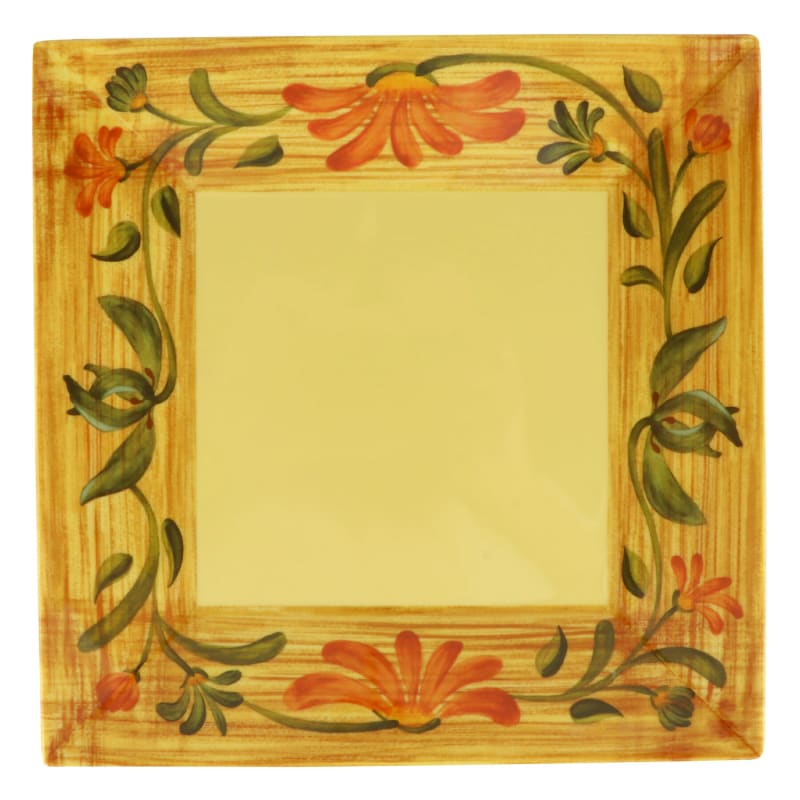 G.E.T. Enterprises ML-104-VN Venetian 10" Square Patterned Melamine Plate