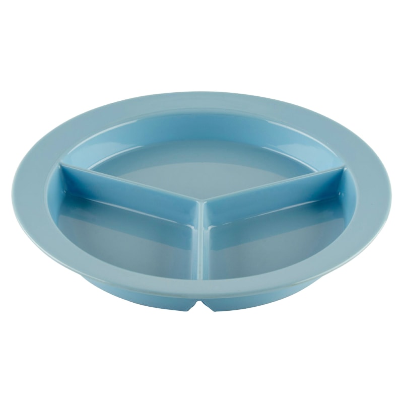 G.E.T. Enterprises P-1530-SB Supermel 9" Round Slate Blue Polycarbonate Plate