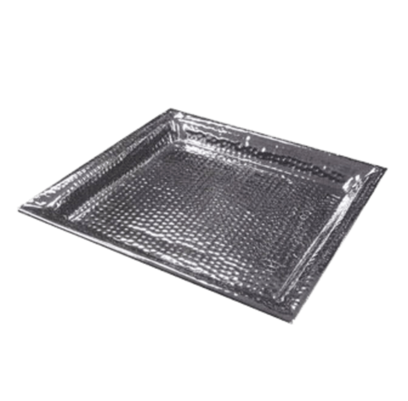 American Metalcraft HMSQ22 22" Square Stainless Steel Serving Tray, Hammered Finish