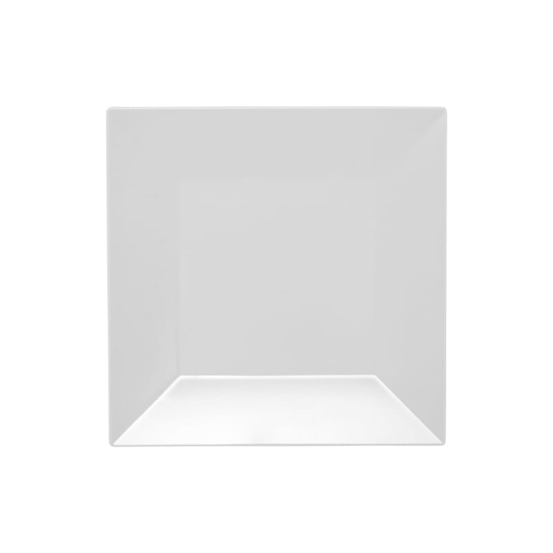 G.E.T. Enterprises ML-102-W Siciliano 6" Square White Melamine Plate