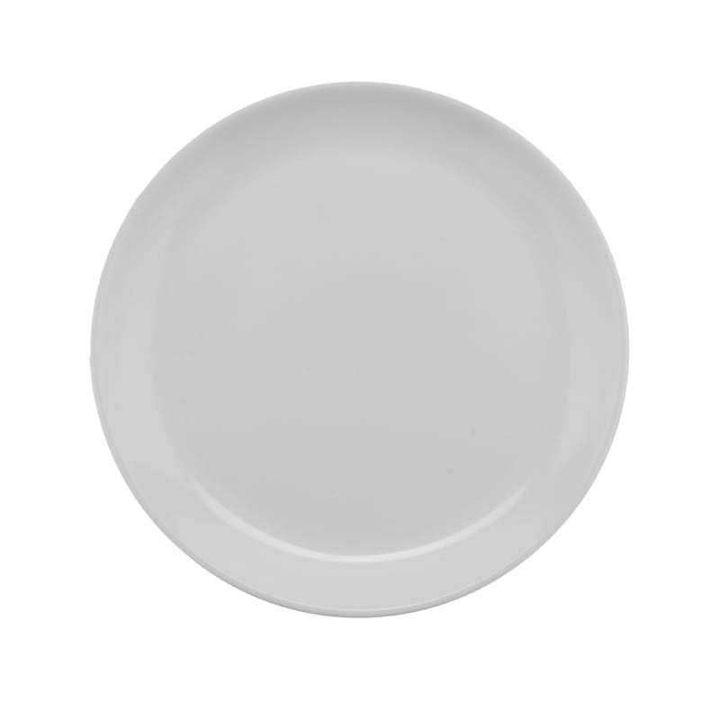 G.E.T. Enterprises BF-710-AW Settlement 7" Round American White Melamine Plate