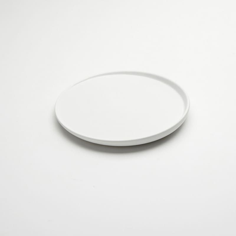 American Metalcraft LFTPW11 8-7/8" Round White Melamine Lift Plate