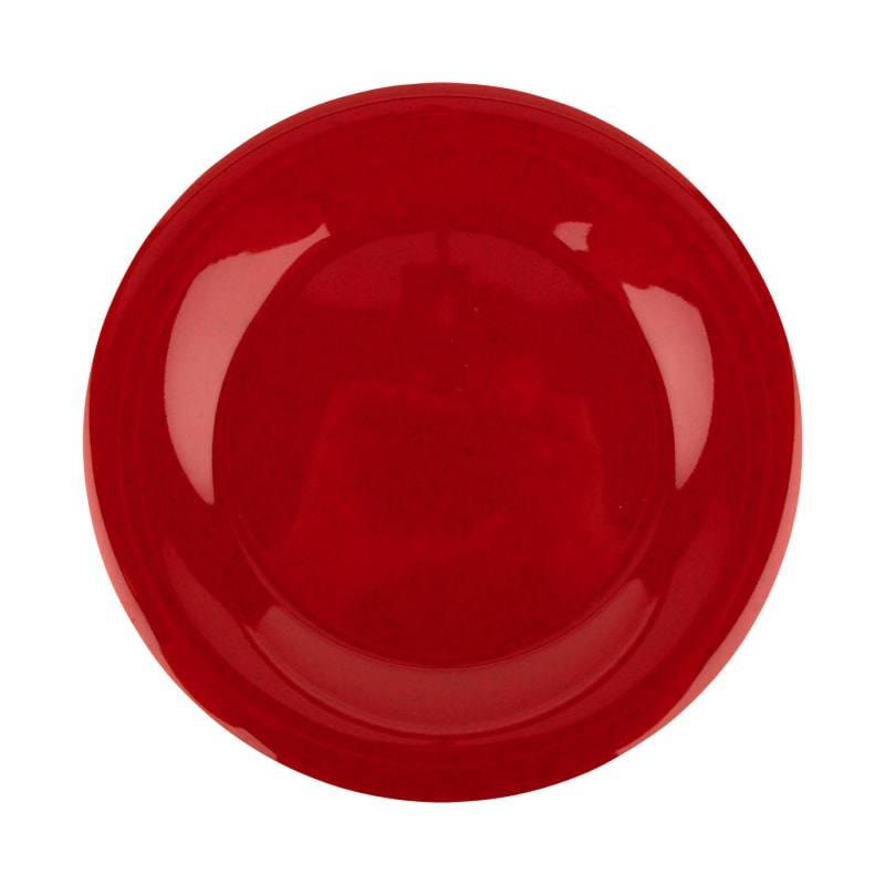 G.E.T. Enterprises WP-10-RSP Red Sensation 10-9/16" Round Red Melamine Plate